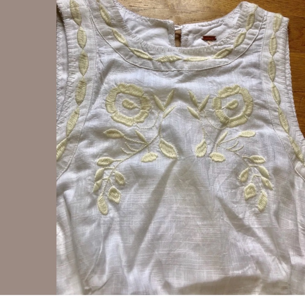 Free people bird embroidered dress NWOT SZ 2 - Picture 4 of 8